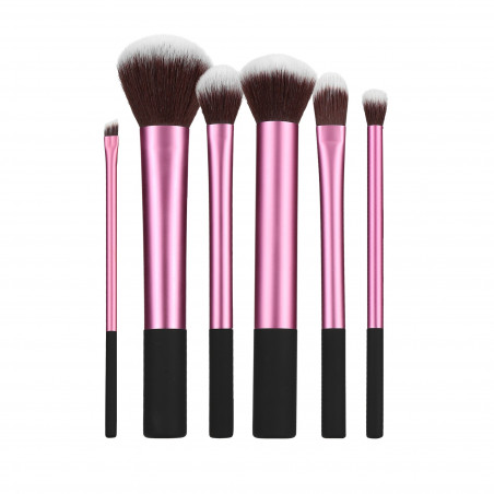 MIMO Set 6 Pinceaux A Maquillage Couleur Rose