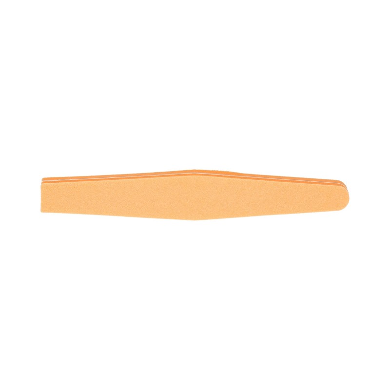 MIMO Doppelseitige Trapezförmige Orange Poliernagelfeile, Körnung 100/180 