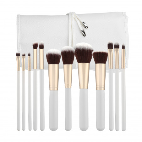 MIMO Professional Makeup brushes 12pcs set in White