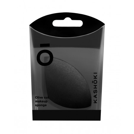 Kashōki Olive Cut Makeup Sponge, Black