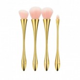 MIMO Set 12 Pinceaux A Maquillage Marron
