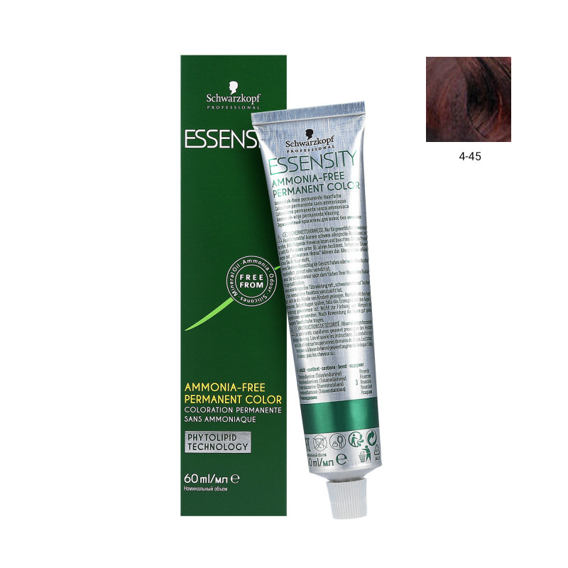 SCHWARZKOPF PROFESSIONAL ESSENSITY farba na vlasy bez amoniaku 60 ml 4-45