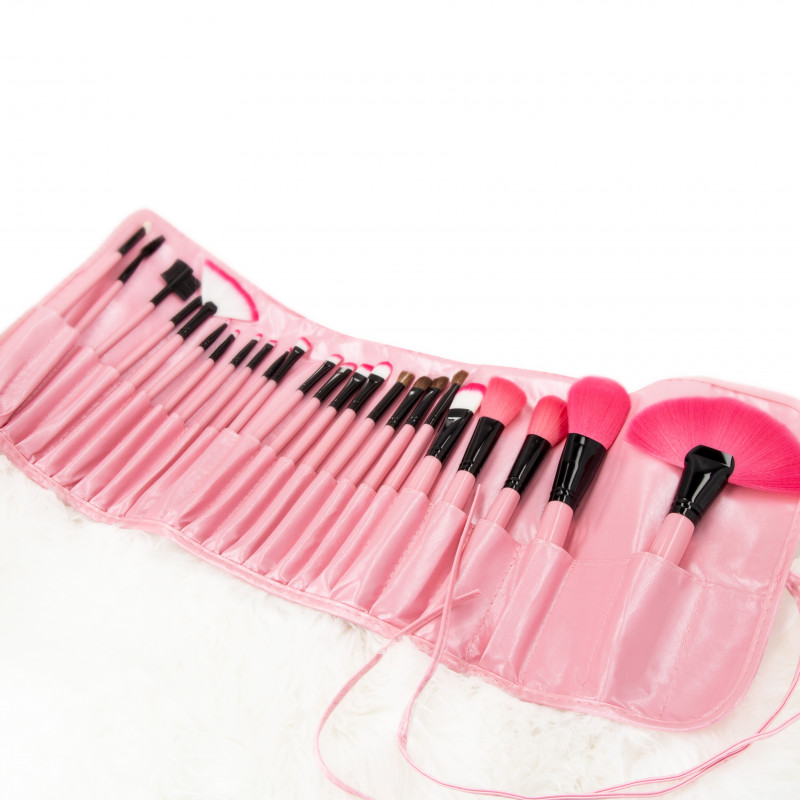 MIMO 24 pinceaux de maquillage Set, noir