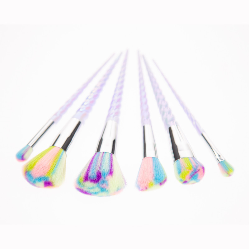 MIMO 6 Teilig Einhorn Makeup Pinsel Set 