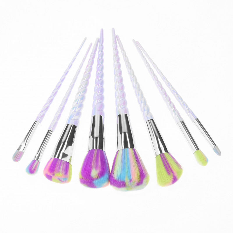 MIMO Set 8 Pinceaux A Maquillage Licorne