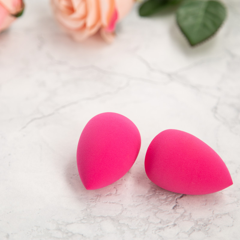 MIMO Tropfenförmiger Makeup Schwamm, Rosa 