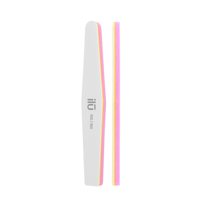 ILU DIAMOND WHITE FILE PINK SPONGE 180/100