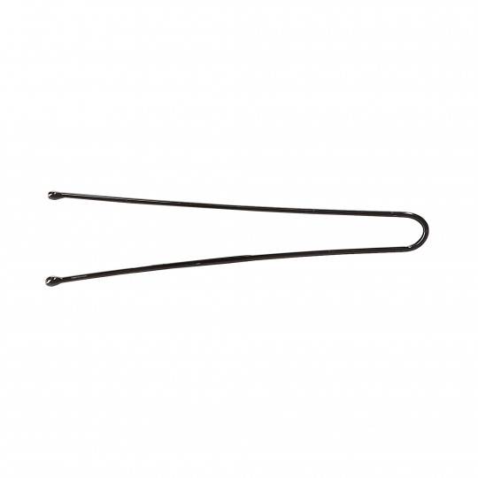 LUSSONI Konty hajcsapok, hossza 4,5 cm, fekete egyenes, 300 db.