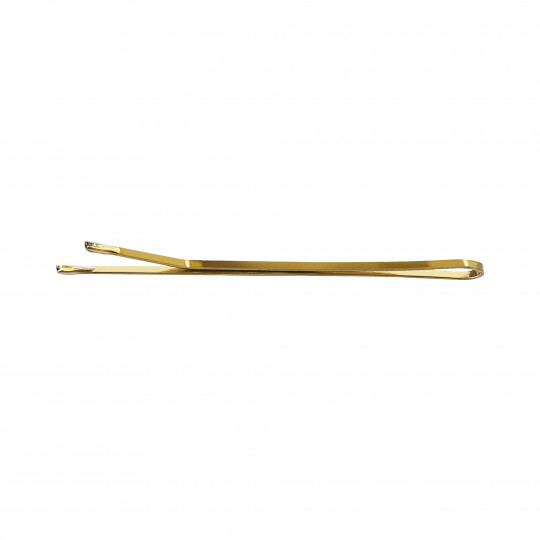 LUSSONI Фиби за коса с дължина 6 см, златни прави, 250 бр.