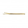 LUSSONI Haarklemmen lang 6 cm Gold gerade 250 St.