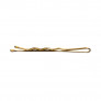 LUSSONI Waved Hair Grips, 4 cm, 250 pcs, golden color