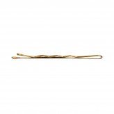 LUSSONI Фиби за коса, дължина 6 см, златни, гофрирани, 250 бр.