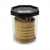 LUSSONI Waved Hair Grips, 6 cm, 250 pcs, golden color