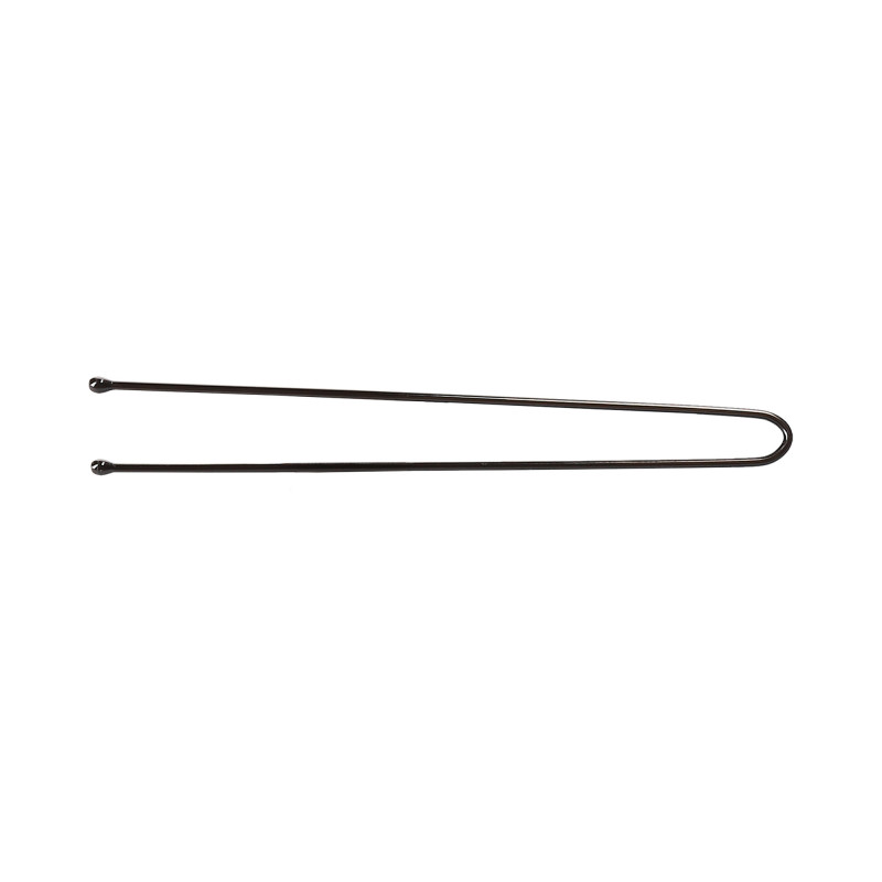 LUSSONI Haarnadeln für Haarknoten lang6,5 cm schwarz gerade 300 St.