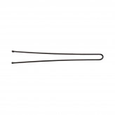 LUSSONI Haarnadeln für Haarknoten lang 7,5 cm schwarz gerade 300 St.