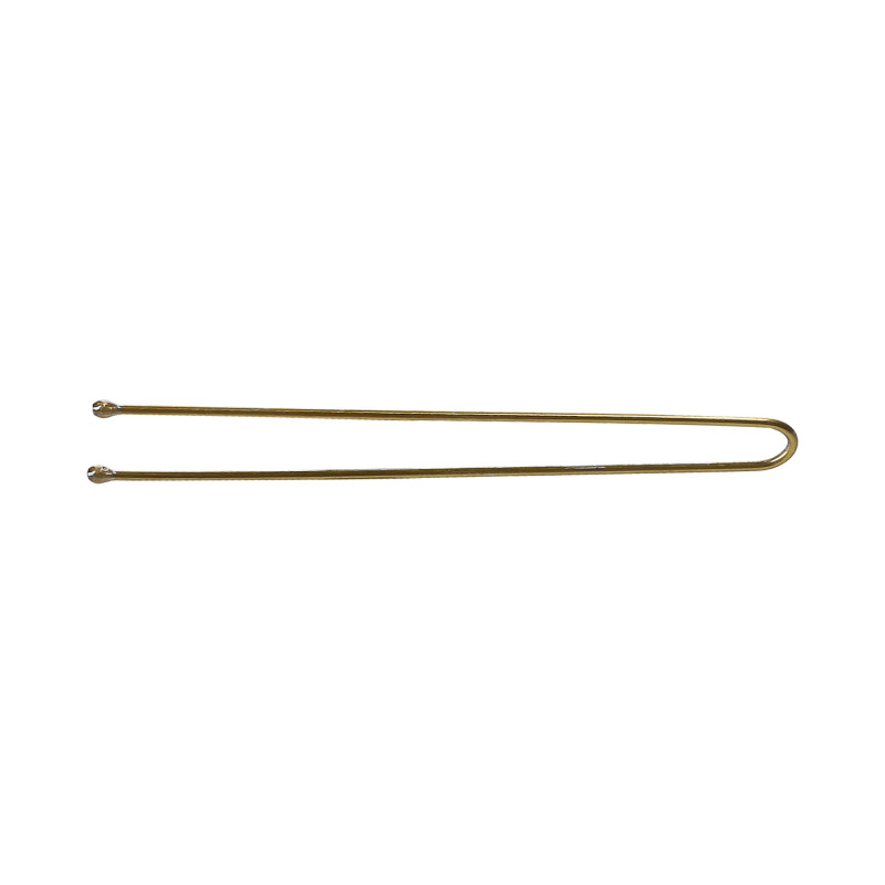 LUSSONI Hair Pins, 6,5 cm, 300 pcs, golden color