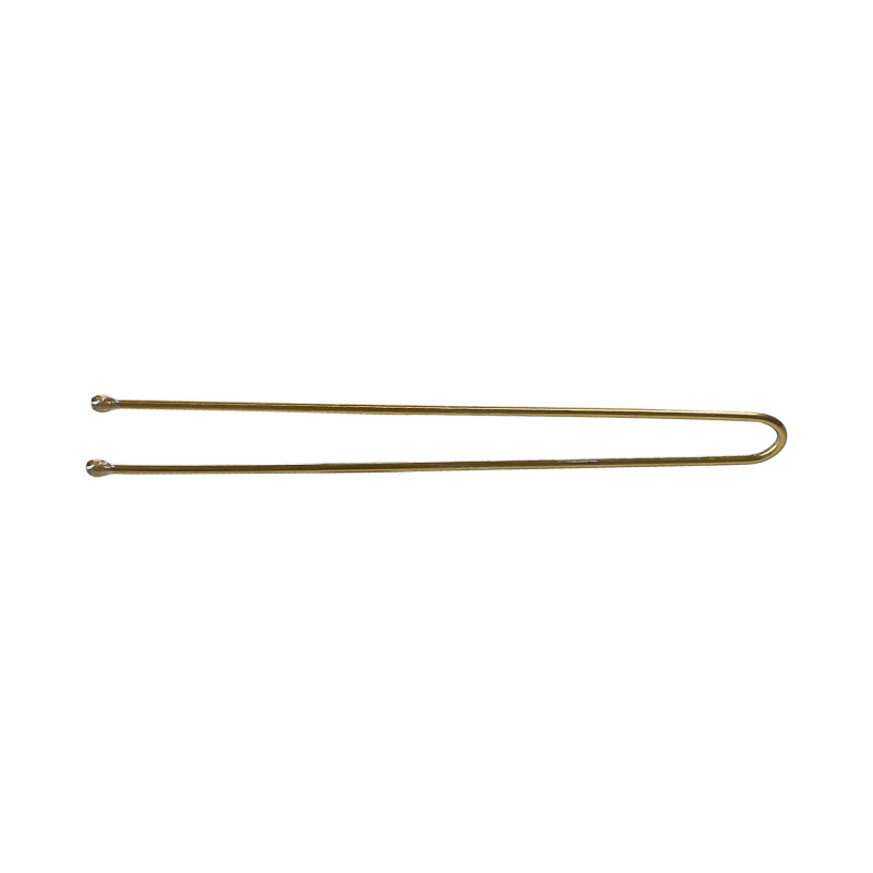 LUSSONI Bun juuksenõelad, pikkus 6,5 cm, kuldne sirge, 300 tk.