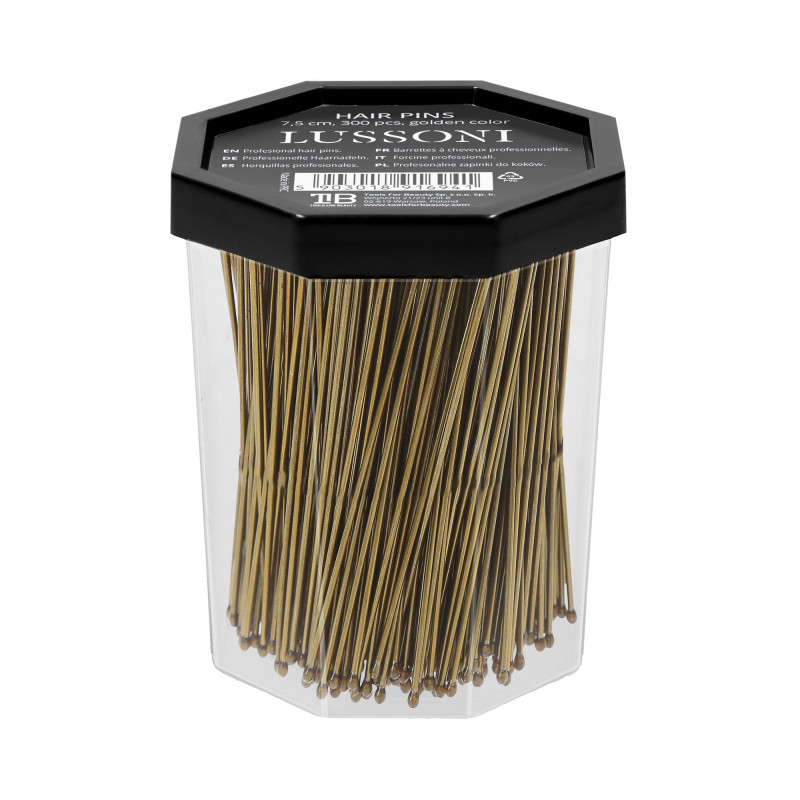 LUSSONI 300 Stück Gold Haarnadeln, 7,5 cm - 1