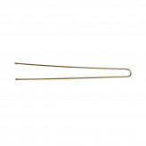 LUSSONI Фиби за кок с дължина 7,5 см, златни прави, 300 бр.