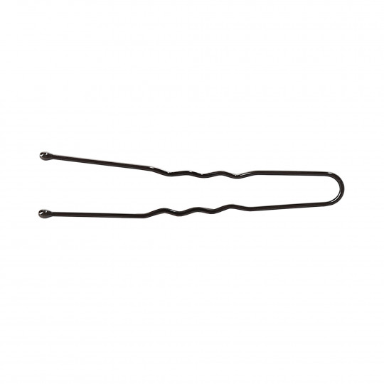 LUSSONI Wavy Hair Pins, 4,5 cm, 300 pcs, black color