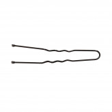 LUSSONI Bolte hårnåle, længde 4,5 cm, sort, krøllet, 300 stk.