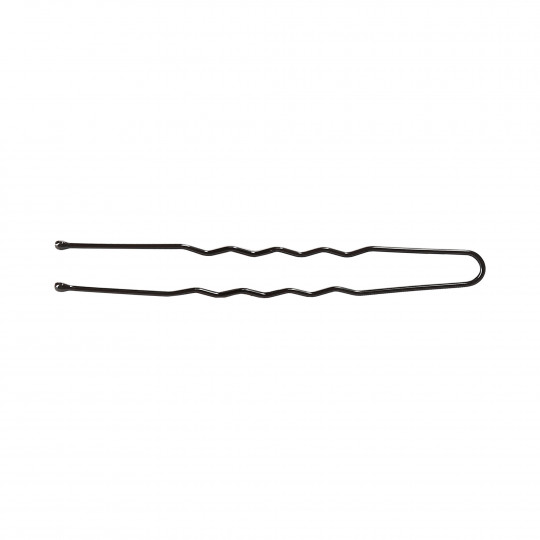 LUSSONI Bolle hårnåle, længde 6,5 cm, sort, krøllet, 300 stk.