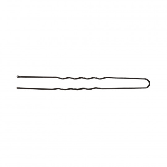 LUSSONI Bolle hårnåle, længde 7,5 cm, sort, krøllet, 300 stk.
