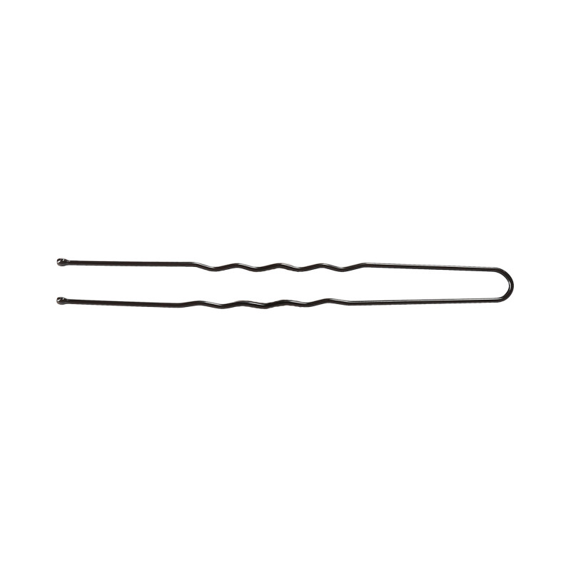 LUSSONI Bolle hårnåle, længde 7,5 cm, sort, krøllet, 300 stk.