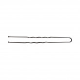LUSSONI Wavy Hair Pins, 7,5 cm, 300 pcs, black color