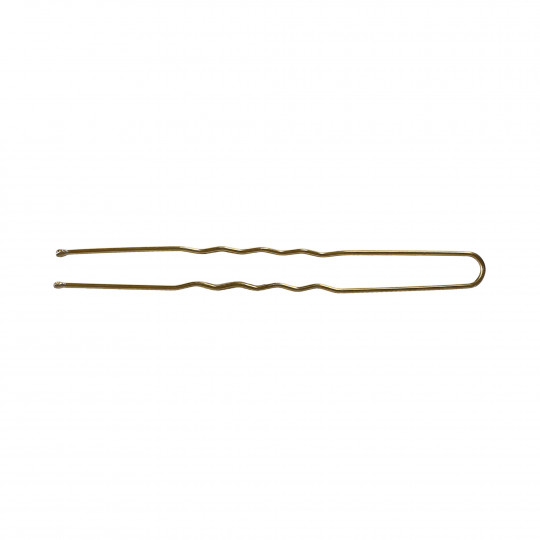 LUSSONI Fermacapelli dentellato dorato 7,5 cm x 300 pz