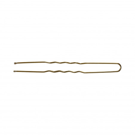 LUSSONI Szpilki do włosów kokówki dł. 7,5 cm złote karbowane 300 szt.