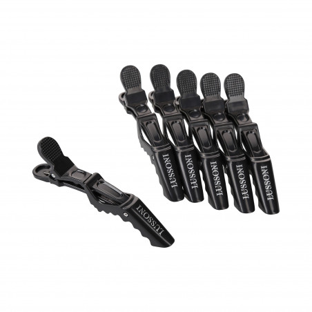 LUSSONI Carbon Croc Clips, 6 pcs