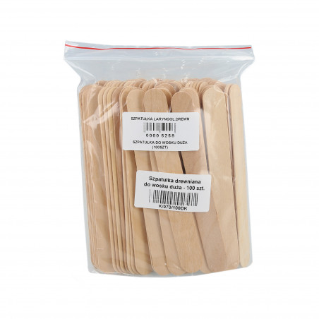 WOODEN TONGUE DEPRESSOR L (100PCS) (K/070/100DK)