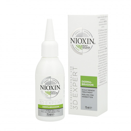 NIOXIN 3D EXPERT Dermabrasion Treatment Dermabrazja – kuracja złuszczająca skórę głowy 75ml