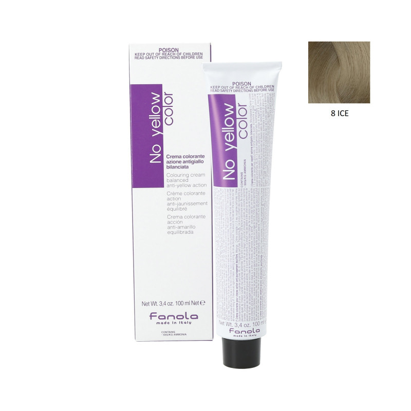 FANOLA NO YELLOW COLOR Colour neutralising cream for blonde hair 100ml