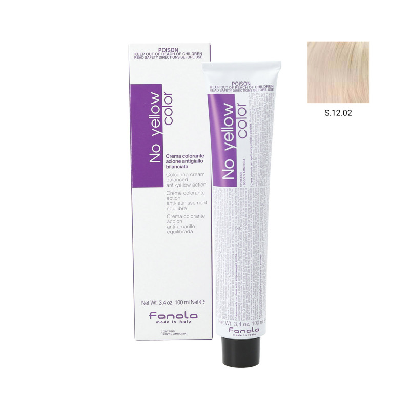 FANOLA NO YELLOW COLOR Colour neutralising cream for blonde hair 100ml