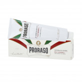 PRORASO WHITE Łagodzące mydło do golenia w tubce 150ml