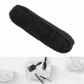 LUSSONI HR ACC HAIR BUN ROLL BLACK 150MM