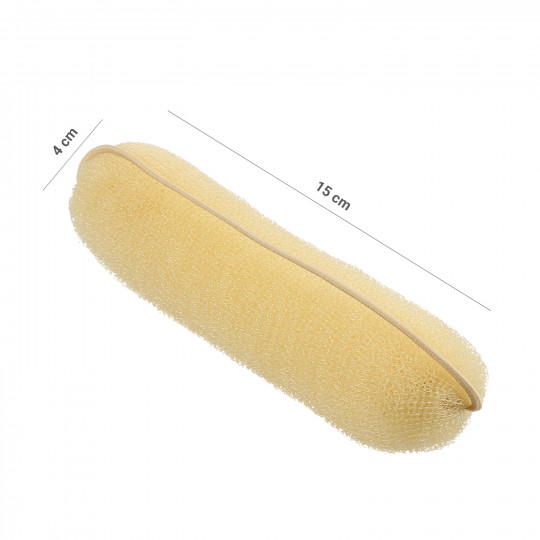 LUSSONI HR ACC HAIR BUN ROLL YELLOW 150MM