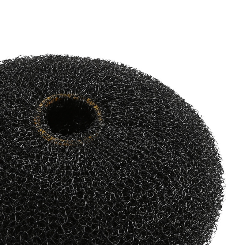 LUSSONI Ciambella Per Chignon, Nero, Ø 110 mm - 3