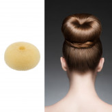 LUSSONI HR ACC HAIR BUN RING YELLOW 90MM