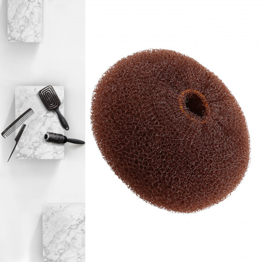 LUSSONI HR ACC HAIR BUN RING BROWN 110MM