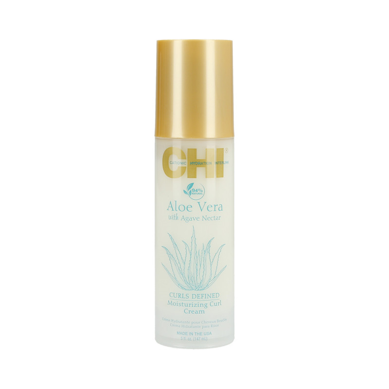 CHI ALOE VERA Creme hidratante com aloe vera definidor dos cachos 147ml