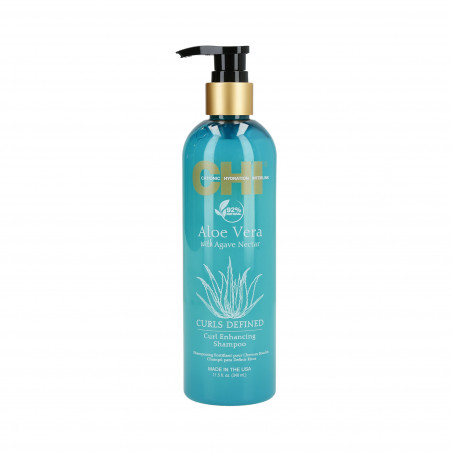 CHI ALOE VERA Verstärkendes Shampoo mit Aloe Vera für lockiges Haar 340ml