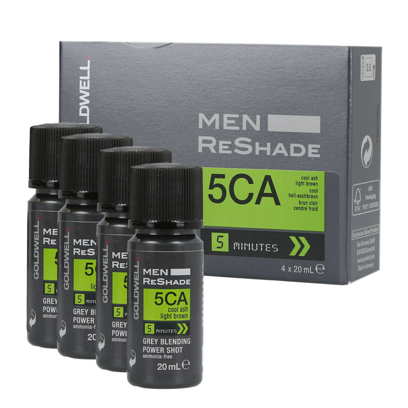 GOLDWELL MEN RE-SHADE Дегримьор за мъже цвят 5CA 4x20мл