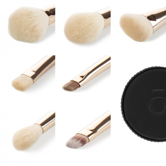 Kashōki SUISEN 8 Pcs Makeup Brush Set With Brush Tube			