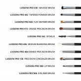 LUSSONI Master Kit 16-częściowy Zestaw profesjonalnych pędzli do makijażu z pasem charakteryzatorskim