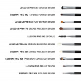 Lussoni Master Set de 16 brochas de maquillaje professional con cinturón