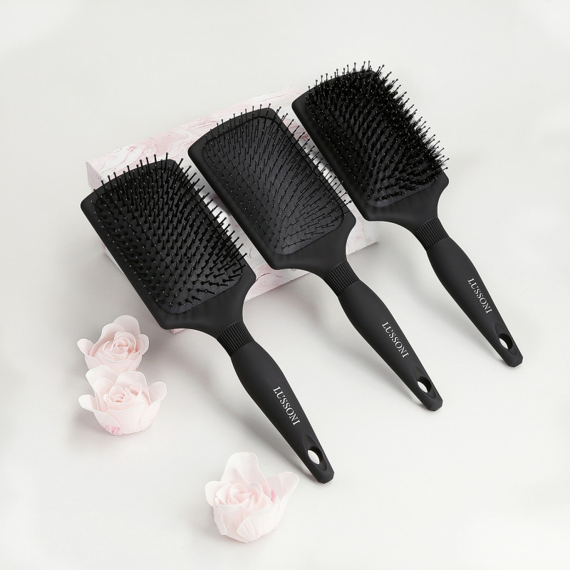 LUSSONI Gentle Detanglers Zestaw 3 profesjonalnych szczotek do włosów
