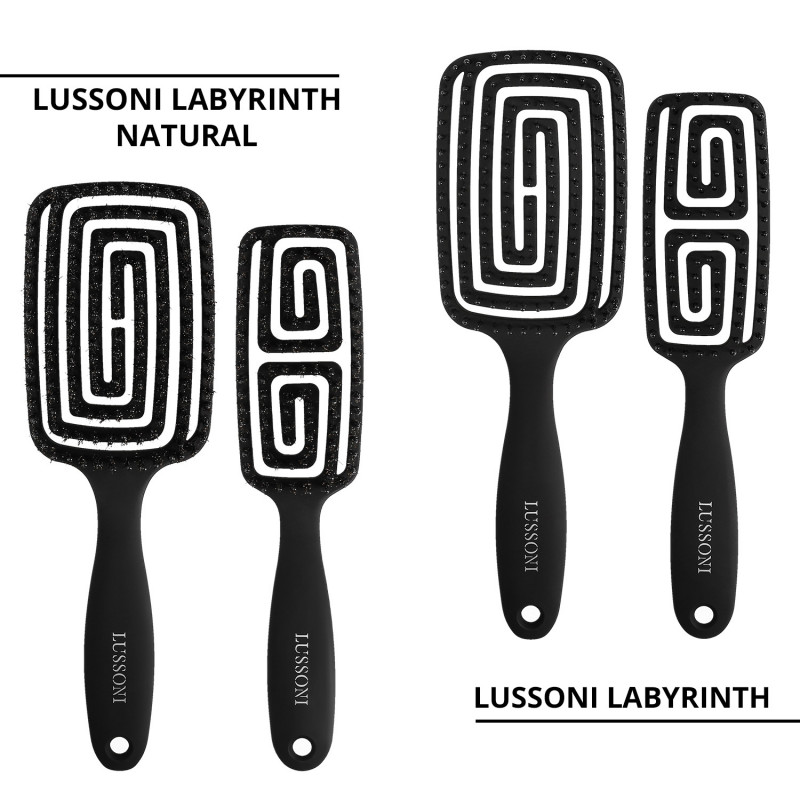 LUSSONI Flexible Vent Zestaw 4 Profesjonalnych szczotek do włosów